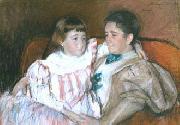 Mary Cassatt Louisine Havemeyer and her daughter Electra china oil painting artist